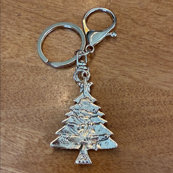 Christmas tree rhinestone bag, charm/keychain - Picture 4 of 4